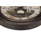 Monarch Specialties - Horloge - 18 po Rond - Horloge Murale - Brun Antique - Traditionnel-Pour un usage intérieur uniquement, cette horloge murale décorative est dotée d'un mécanisme sans tic-tac, parfait pour les environnements calmes et bénéficie d'une garantie limitée de 2 ans contre tout défaut, pour votre plus grande satisfaction