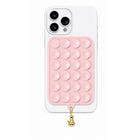 Snug - Support magnétique à ventouses SnugMug Charm avec breloque de chat - rose poudré-Puissante fixation magnétique pour les appareils compatibles avec MagSafe