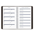 Blueline - Agenda Scolaire Hebdomadaire/Mensuel 13 Mois  De Juillet À Juillet - 8 po H x 5 po l - Noir - Bilingue-Jours fériés