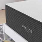Modway - Aveline 16 po Mousse à mémoire de forme Matelas complet-Housse amovible à fermeture éclair en tricot extensible