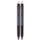 uni-ball - Stylos rétractables à gel effaçable - 0,7 mm - noir - paquet de 2-Couleur de l’encre : Noir