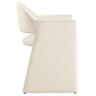 Modway - Talia Performance Velvet Fauteuil à manger - Alabaste-Goupilles de pied protégeant le plancher
