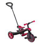 Globber - Tricycle Explorer – Rouge-Design sans outils : Changez de mode facilement grâce à des boutons et des molettes à ressort—aucun outil ni vis nécessaire