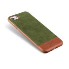 General Supply Goods + Co - Two Tone 6FT Drop Protection Case pour iPhone 6/7/8 - Vert-Suède végétalien doux