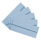 JAM Paper Enveloppes livret pour invitations avec fermeture gommée, 4 1/8 x 9 1/2 po, bleu poudre, 100/pqt-Ouverture : livret