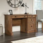 Sauder 53"W La Collection Palladia Bureau - Finition Vintage Oak-  Deux petits tiroirs avec glissières métalliques et butées de sécurité pour la sécurité de toute la famille