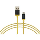 Spark Electronics - Câble de synchronisation Apple Lightning à 8 broches à USB, certifié MFI, de qualité supérieure, jaune-Certifié MFI par Apple et utilise un connecteur d’origine du fabricant. 100 % certifié Apple – Conçu pour iPhone/iPod/iPad (MFI). Capacités de synchronisation et de charge