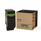 Ecotone Lexmark 75M10K0 Cartouche de toner remanufacturée - Rendement standard - Noir-Le rendement standard est idéal pour les besoins d'impression quotidiens