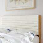 Modway - Olea Bois massif Boucle à touffes de canal Lit de plateforme complet, Feather Oak-Cadre en bois massif