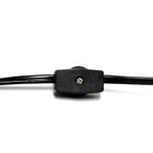 Simple Designs - Petite lampe de table ronde - noire avec abat-jour assorti-9