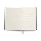 TRU RED - Journal à couverture rigide, pages réglées, format moyen, noir-Papier ivoire