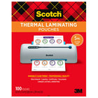 Scotch - Pochettes de plastification thermique - taille 5 mil - paquet de 100-Idéal pour protéger les objets des dommages