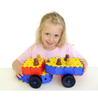 Polydron - PY-606000 Ensemble de construction junior - 124 pièces-Une excellente façon pour les enfants d'apprendre sur les véhicules en mouvement.