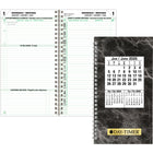 Day-Timer - Recharge datee à reliure spirale 2025 2 pages/jour de pochette - 6 1/2 po H x 3 1/2 po l - bilingue-Format quotidien sur deux pages avec rendez-vous aux 15 minutes : 8 h00 à 17 h00