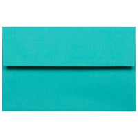 JAM Paper - Enveloppes d'invitation colorées A10 - 6 x 9,5 - bleu mer recyclé - paquet de 50-Nos enveloppes sont fabriquées à partir de 30 % de papier recyclé de 24 lb et comportent une fermeture en gomme à rabat droit avec une finition lisse
