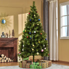 HOMCOM - 7 Sapin de Noël artificiel FT avec branches réalistes - vert-Il a 505 branches épaisses et réalistes 