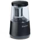 Staples - Taille-crayon électrique à double alimentation pour usage modéré et quotidien – Noir-Taille-crayon électrique pour usage modéré conçu pour les salles de classe ou les bureaux de petite taille