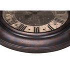 Monarch Specialties - Horloge - 30 po Rond - Surdimensionné Grand - Horloge Murale - Brun - Transitionnel-Aucun assemblage n'est nécessaire, il suffit d'insérer une pile AA (non incluse), de la suspendre et de l'utiliser comme pièce décorative dans votre maison