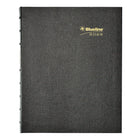 Blueline - 2026 Agenda mensuel MiracleBind CoilPro 16 mois Rechargeable - 9 1/4 po x 7 1/4 po - Noir - Bilingue-Un mois par page double avec un bloc par jour 