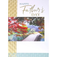 Mill Brook Studio - Cartes De Souhaits De La Fête Des Pères 5-3/8 po x 7-3/4 po / Enveloppes - Paquet De 18 - Pont-Cartes de souhaits qualité boutique