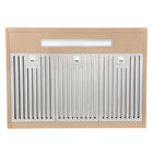 Vesta - Montage mural Hottes de cuisine Copenhagen 30 po, or-Dimension du produit : 29,7 L x 22 P x 22,77-43 H po
