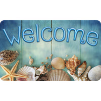 Ashley Productions - The Original Fun Mat - Tapis de Bienvenue - 18" x 30" - Bienvenue à la Vie de Plage-Mesures et design : Le tapis de bienvenue "Beach Life" mesure 18 po x 30 po.