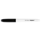 Staples - Marqueurs à effacement sec − Pointe fine − Noir − Paquet de 4-L'encre à effacement sec s'efface facilement avec un chiffon humide ou une gomme pour tableau blanc
