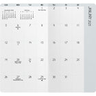 DateWorks - Planificateur de poche mensuel Simplicity 2025-2026 - 3,5 po x 6,5 po - Anglais-Matériau de couverture durable DOUX AU TOUCHER avec coins arrondis