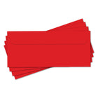 Geographics - Enveloppes No.10, Rouge BL - 40 Pqt-Aspect naturel