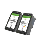 Ecoink - Cartouche d'encre remanufacturée PG245XL CL246XL Canon - Pack économique-Écologique et durable : Reconditionnées pour réduire les déchets et minimiser l'impact environnemental tout en offrant des performances fiables