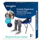 Bouncyband - Coussin sensoriel portable Wiggle Seat, bleu-Permet aux élèves d'augmenter leur concentration et leur temps de travail en se déplaçant silencieusement tout en travaillant, ce qui leur permet d'être plus productifs