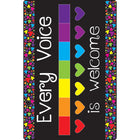 Ashley Productions - Smart Poly Tapis de souris pour ordinateur - 8" x 10" - Chaque voix est la bienvenue ici - Paquet de 6-Transformez votre bureau en un lieu d'encouragement et de productivité - commandez votre tapis de souris avec citation positive dès aujourd'hui!
