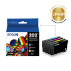 Epson - Cartouche d'encre T202 Claria - Capacité standard - Noir/Couleur CMJ-Photos brillantes autant sur papier ordinaire que sur papier glacé