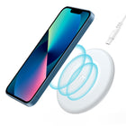 MyBat - Tapis de chargement sans fil Pro 15 watts, Blanc-Détection intelligente de sortie