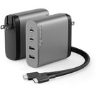 ALOGIC - Chargeur 100 W Rapid Power 4 ports USB PD GaN - gris sidéral-Technologie au nitrure de gallium (GaN)