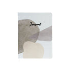 Hilroy - Journal Tons taupe abstraits - 6 po x 8 po - 96 Feuilles-Couverture en tissu au motif abstrait 