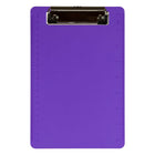 JAM Paper - Presse-papiers en plastique - petits modèles avec clip métallique discret - mini (6 x 9) - violet-Couleur : Violet | Soyez élégant et organisé avec des presse-papiers colourés.