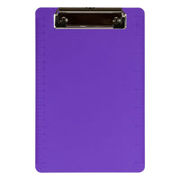 JAM Paper - Presse-papiers en plastique - petits modèles avec clip métallique discret - mini (6 x 9) - violet-Couleur : Violet | Soyez élégant et organisé avec des presse-papiers colourés.