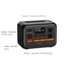 Bluetti - Centrale électrique portative AC2P de la série Premium et panneau solaire SP200L-8