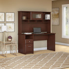 Bush Furniture Cabot Bureau d'ordinateur 60 W avec clapier et tiroirs - cerisier de récolte (CAB042HVC)-Construit en stratifié sur bois d'ingénierie, finition cerise de récolte