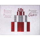 Rosedale - Cartes de souhaits Noël Gold / Enveloppes - 5-1/2 po x 8 po - Cadeaux et Boucle - Paquet de 6-Imprimées sur un papier de qualité non couché