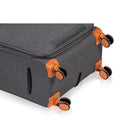 Champs - Ensemble de 3 valises extensibles de la "Classic II" - Noir-Extensible pour une capacité de stockage supplémentaire
