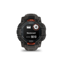 Garmin - Montre connectée Instinct 3 - 50 mm - Solaire - Noir avec bracelet anthracite-Chargement solaire - Obtenez une autonomie illimitée en mode montre intelligente avec le chargement solaire.