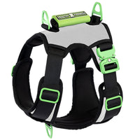 Healthy Harness - Harnais pour chien Supreme Sport - Argent - P-Conception anti-traction et anti-étranglement – ​​prévient les pressions néfastes sur le cou et la gorge de votre chien pour des promenades plus sûres et plus saines