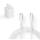 LOGiiX - Vibrance Kit de charge - Blanc-Kit de charge coloré et compact pour appareils USB Type-C