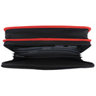 Five Star - Reliure à 3 anneaux 2 po à fermeture éclair - rouge-Fabrication en nylon durable 