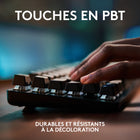 Logitech G413 TKL SE Clavier Gaming Mécanique-Switches Mécaniques Tactiles : Des performances sans compromis sont toujours à portée de main avec ce clavier de gaming filaire