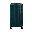 American Tourister - Surftime Spinner - Moyen - sarcelle métallique-La doublure de ce produit a été fabriquée à partir de tissu en polyester recyclé, fabriqué à partir de bouteilles en plastique utilisées par les consommateurs.