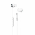 Helix - Écouteurs UltraBuds USB-C Haute Fidélité - Blanc-Ajustement sûr et universel : 3 paires d’embouts auriculaires S/M/L incluses pour un maintien sûr et confortable.