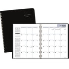 AT-A-GLANCE - Agenda mensuel 2026 - 8 3/4 po H x 6 7/8 po l - noir - bilingue-Format des pages : 8 3/4 po H x 6 7/8 po l